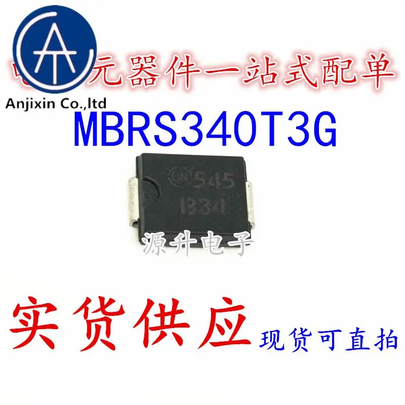

20PCS 100% orginal new MBRS340T3G silkscreen B34 Schottky diode 3A 40V SMC DO-214AB