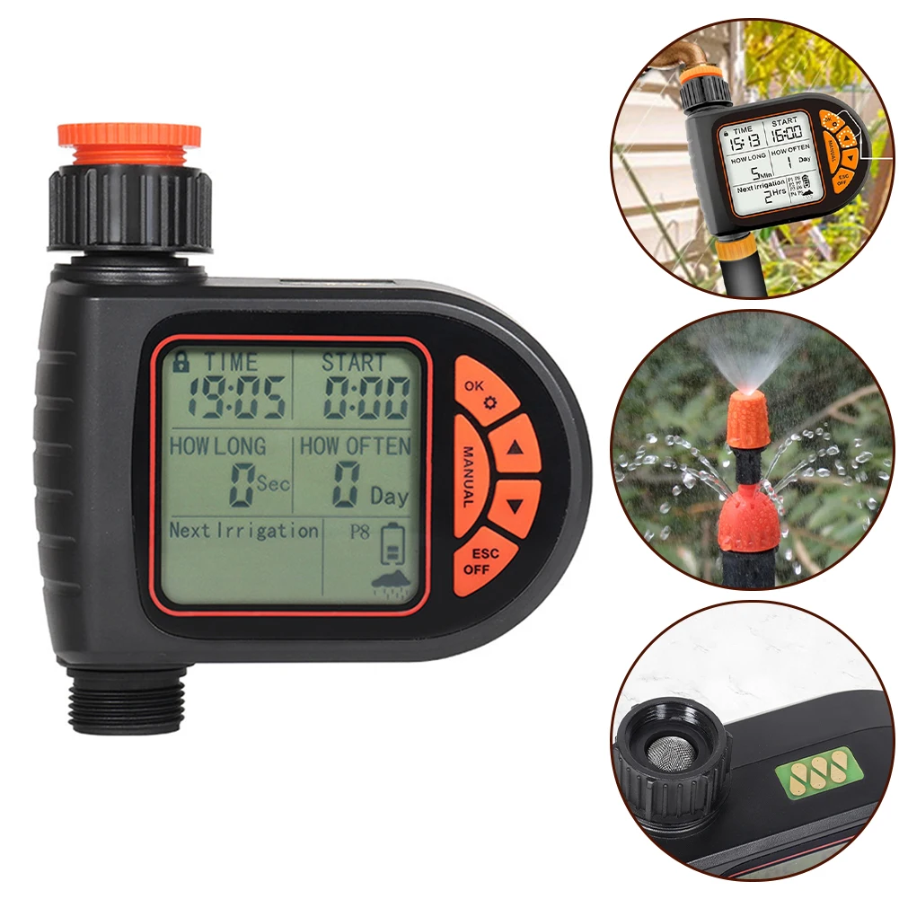 Rainfall Sensor Automatic Water Timer Irrigation Digital Water Saving Controller Rain Sensing Irrigation Timer
Rainfall Sensor Automatic Water Timer Irrigation Digital Water Saving Controller Rain Sensing Irrigation Timer
