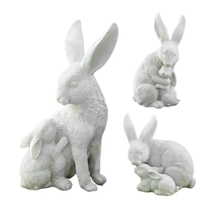 Mother Rabbit With Little Bunny Garden Decor Cute Cartoon Mini Bunny Miniature Figurines Home Decoration Supplies Accessories
Mother Rabbit With Little Bunny Garden Decor Cute Cartoon Mini Bunny Miniature Figurines Home Decoration Supplies Accessories