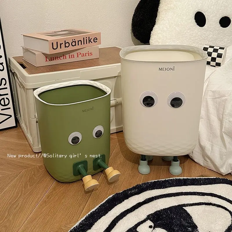 Big eyes trash can household living room kitchen bedroom bathroom high appearance level net red diy cute creative paper basket
Big eyes trash can household living room kitchen bedroom bathroom high appearance level net red diy cute creative paper basket