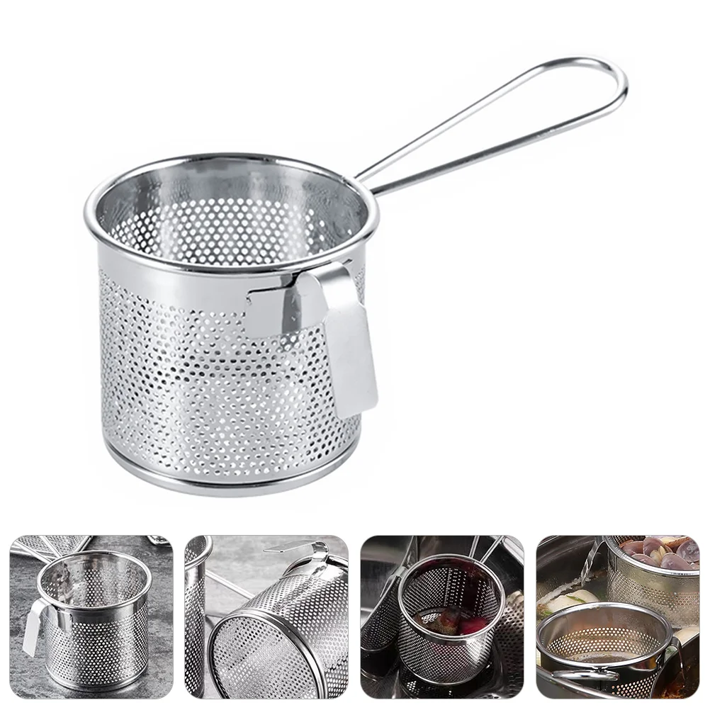 Asian Strainer Mesh Food Strainer Stainless Steel Skimmer Spoon Dumpling Strainer Hot- Pot Separation Sieve Hanging Colander 
Asian Strainer Mesh Food Strainer Stainless Steel Skimmer Spoon Dumpling Strainer Hot- Pot Separation Sieve Hanging Colander