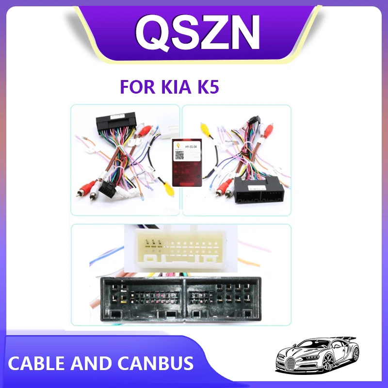 QSZN Car Radio Canbus Box Decoder HY-SS-04 For KIA K5 With power amplifier 16 PIN Wiring Harness Power Cable CAR Radio Android
QSZN Car Radio Canbus Box Decoder HY-SS-04 For KIA K5 With power amplifier 16 PIN Wiring Harness Power Cable CAR Radio Android