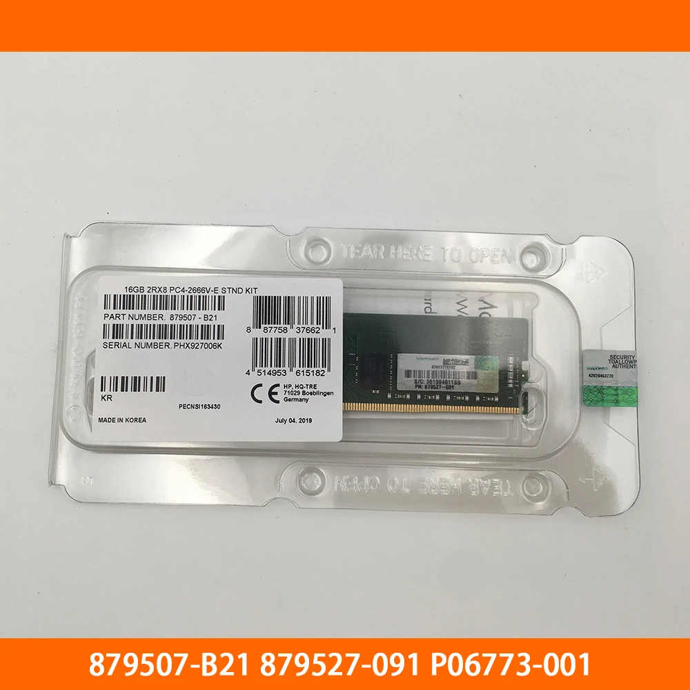 1PCS Server Memory For HPE 879507-B21 879527-091 P06773-001 16G DDR4 2666 ECC Fully Tested
1PCS Server Memory For HPE 879507-B21 879527-091 P06773-001 16G DDR4 2666 ECC Fully Tested