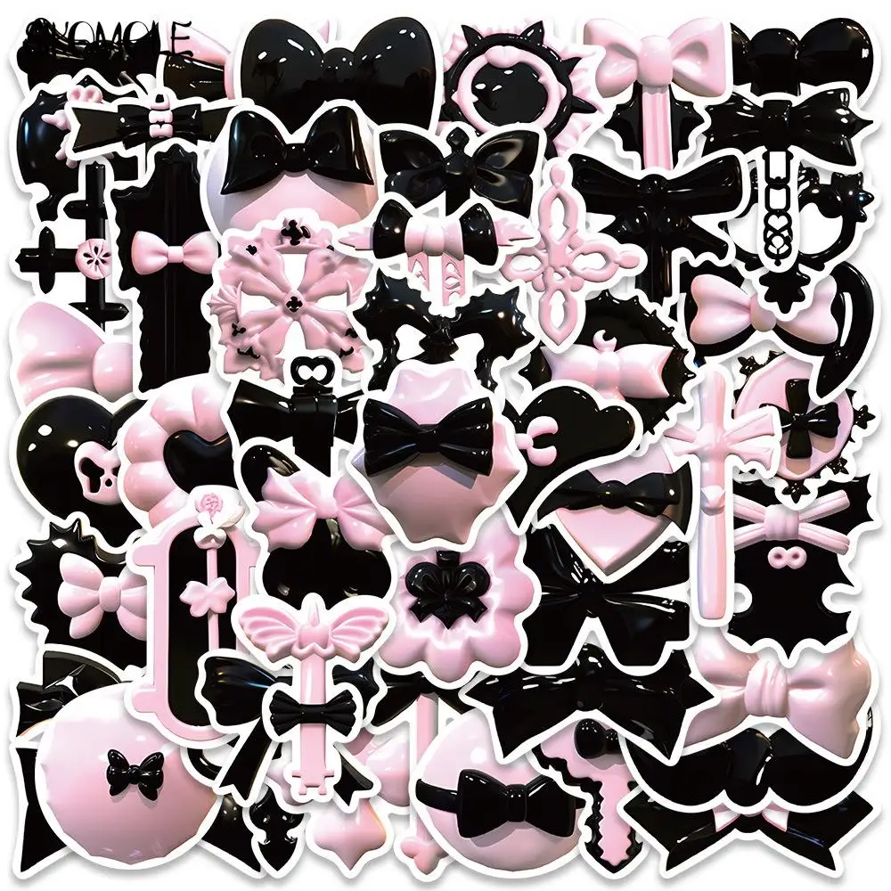 10/30/50PCS Cartoon Gothic Style Black Pink Girl Graffiti Stickers Bow Tie Suitcase DIY Skateboard Laptop Luggage Sticker Decals
10/30/50PCS Cartoon Gothic Style Black Pink Girl Graffiti Stickers Bow Tie Suitcase DIY Skateboard Laptop Luggage Sticker Decals