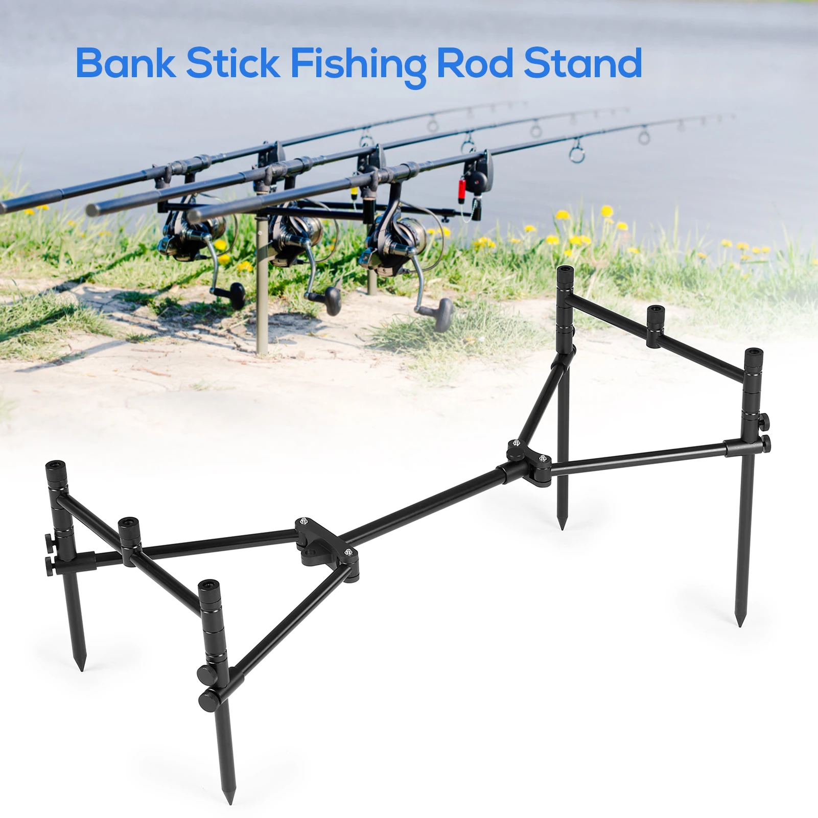 Detachable Fishing Rod Stand Buzz Bar Pole Rest Head Folding Retractable Fishing Rod Holder with Carry Bag Fishing Accessoires 
Detachable Fishing Rod Stand Buzz Bar Pole Rest Head Folding Retractable Fishing Rod Holder with Carry Bag Fishing Accessoires