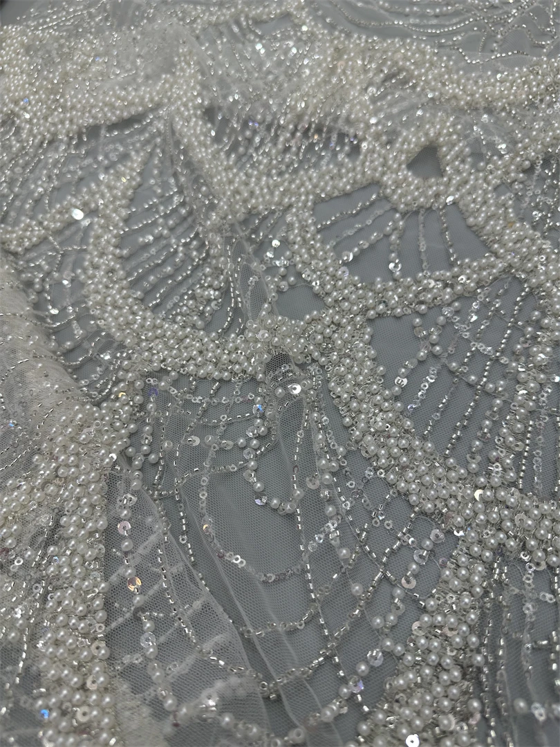 Африканская ткань с бусинами, яркое качество, модная нигерийская вышитая французская Тюлевая кружевная ткань для нигерийской свадьбы
Африканская ткань с бусинами, яркое качество, модная нигерийская вышитая французская Тюлевая кружевная ткань для нигерийской свадьбы