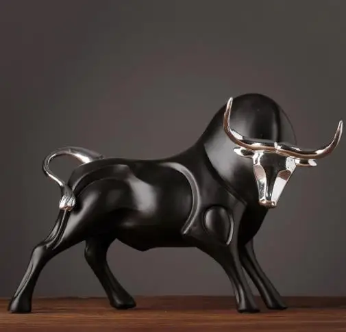 Modern Figurines Red and Black Bull Sculpture Resin Simulation Animal Statue Living Room Bookcase Crafts Accessories Home Decor
Modern Figurines Red and Black Bull Sculpture Resin Simulation Animal Statue Living Room Bookcase Crafts Accessories Home Decor