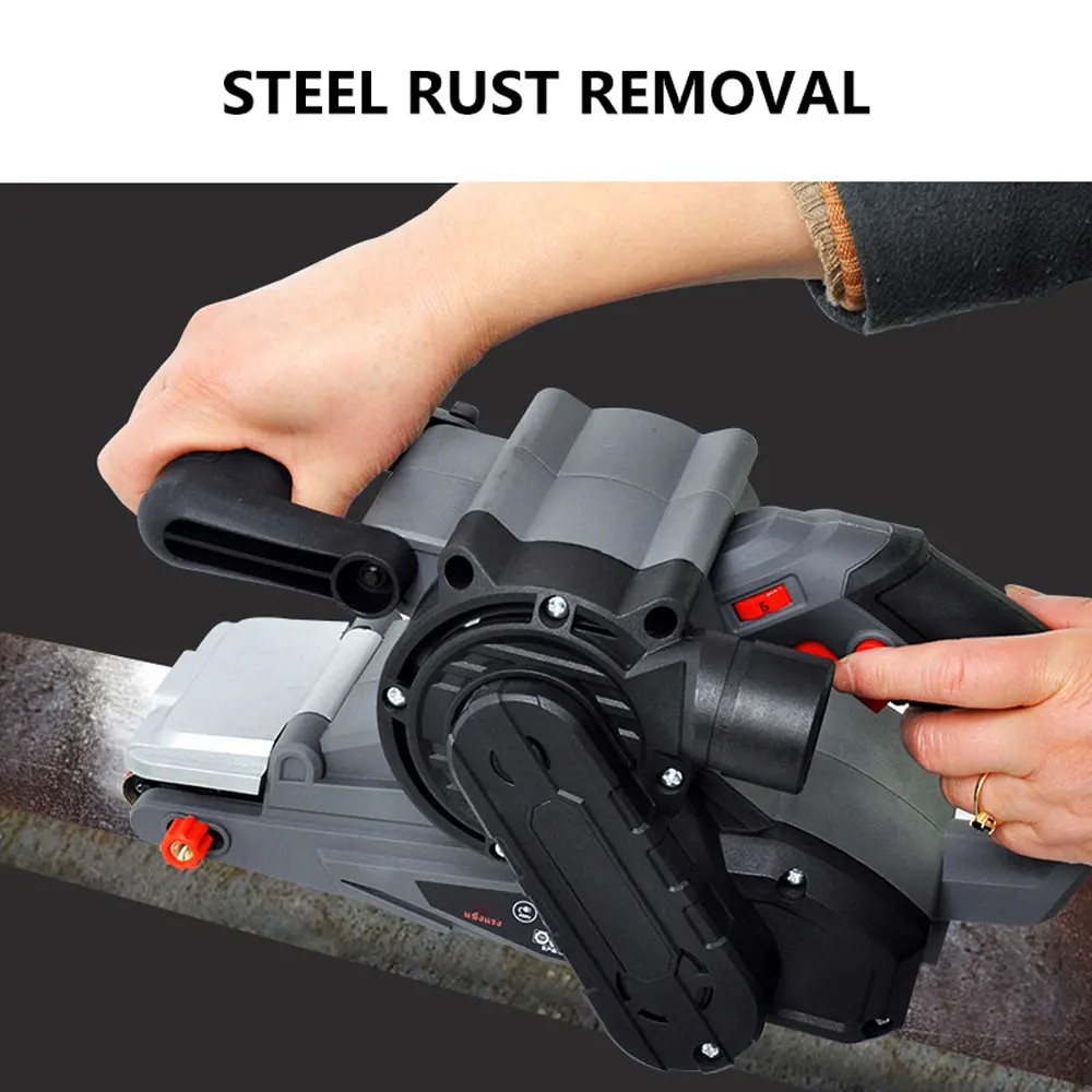 Handheld Speed-adjustable Belt Sander Portable Sander Wood Furniture Putty Grinder Polishing Machine Woodworking Tools
Handheld Speed-adjustable Belt Sander Portable Sander Wood Furniture Putty Grinder Polishing Machine Woodworking Tools