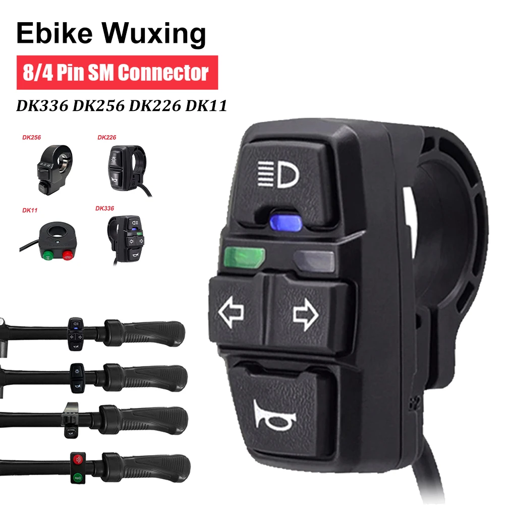 4/8Pins DK336 DK256 DK226 DK11 Light Horn Switch For Electric Bike Motorbike Lamp And Horn Turn Signal Switch E-bike Accessories
4/8Pins DK336 DK256 DK226 DK11 Light Horn Switch For Electric Bike Motorbike Lamp And Horn Turn Signal Switch E-bike Accessories