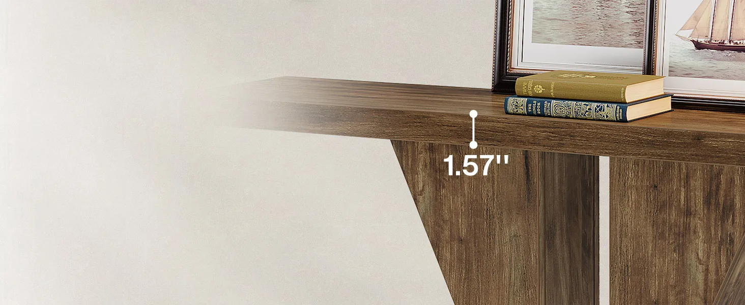 Farmhouse Entryway Table Rustic Brown Sf6d01c53a6a0492a90308d35e0e975a6V