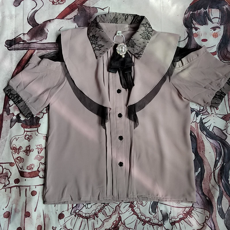 Kawaii Women Shirts Lolita Y2K Cute Japanese Style Blouse Elegant Long Sleeve Sweet Tops Casual Office Ladies Aesthetic Shirt
Kawaii Women Shirts Lolita Y2K Cute Japanese Style Blouse Elegant Long Sleeve Sweet Tops Casual Office Ladies Aesthetic Shirt