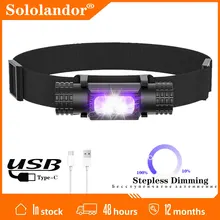 XPG2 LED Mini Headlamp UV 395nm Power White Purple Headlight 18650 Rechargeable USB Type-C Torch Camping Hunting Flashlight Lamp
XPG2 LED Mini Headlamp UV 395nm Power White Purple Headlight 18650 Rechargeable USB Type-C Torch Camping Hunting Flashlight Lamp