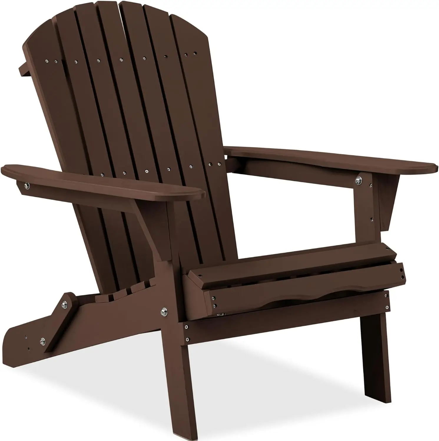 Folding Adirondack Chair Outdoor Wooden Accent Furniture Fire Pit Lounge Chairs for Yard, Garden, Patio w/ 350lb Weight
Folding Adirondack Chair Outdoor Wooden Accent Furniture Fire Pit Lounge Chairs for Yard, Garden, Patio w/ 350lb Weight