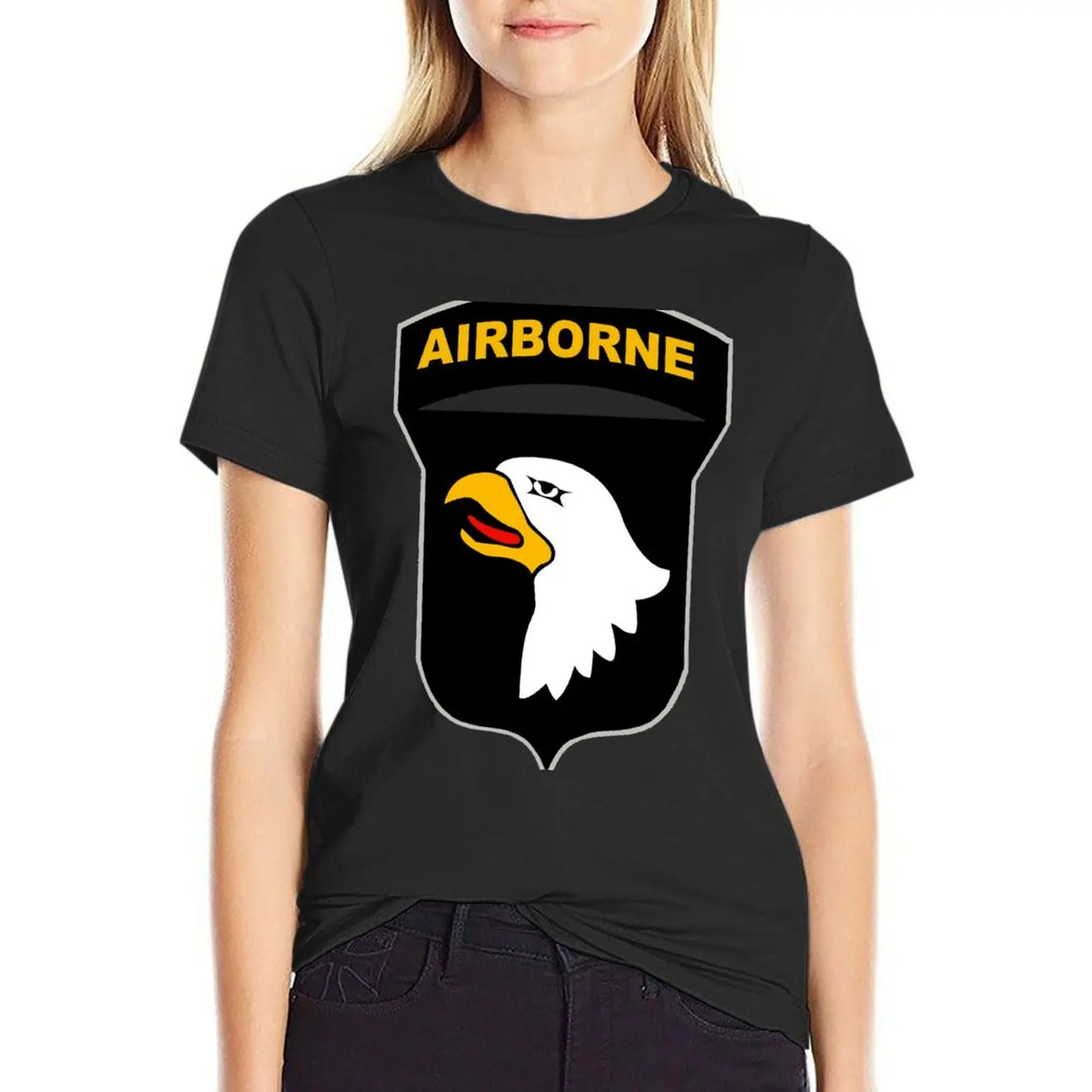 101st Airborne Insignia T-Shirt vintage clothes summer tops animal print shirt for girls t shirt Women
101st Airborne Insignia T-Shirt vintage clothes summer tops animal print shirt for girls t shirt Women