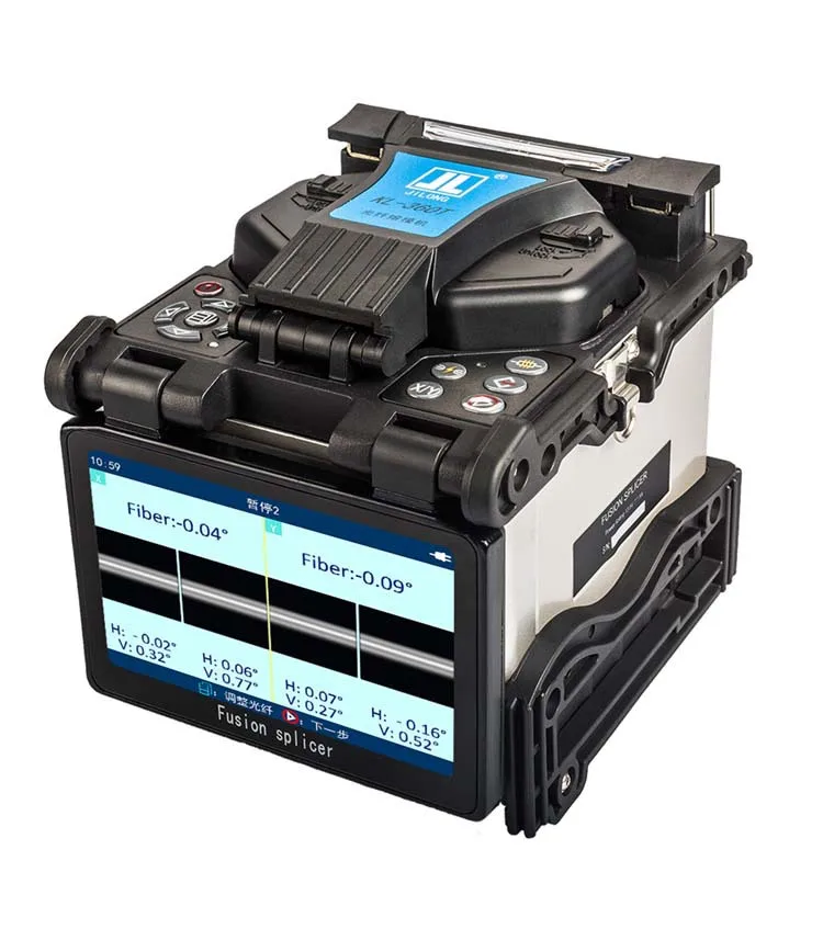 Nanjing Jilong KL-360T optical fiber fusion splicer leather wire optical cable fusion splicer
Nanjing Jilong KL-360T optical fiber fusion splicer leather wire optical cable fusion splicer
