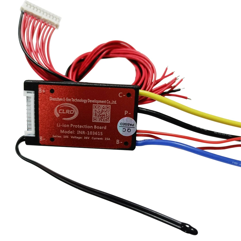 10S 36V 15A Li ion BMS with Separate Charge and Discharge Port Temperature Sensor with On/off switch
10S 36V 15A Li ion BMS with Separate Charge and Discharge Port Temperature Sensor with On/off switch