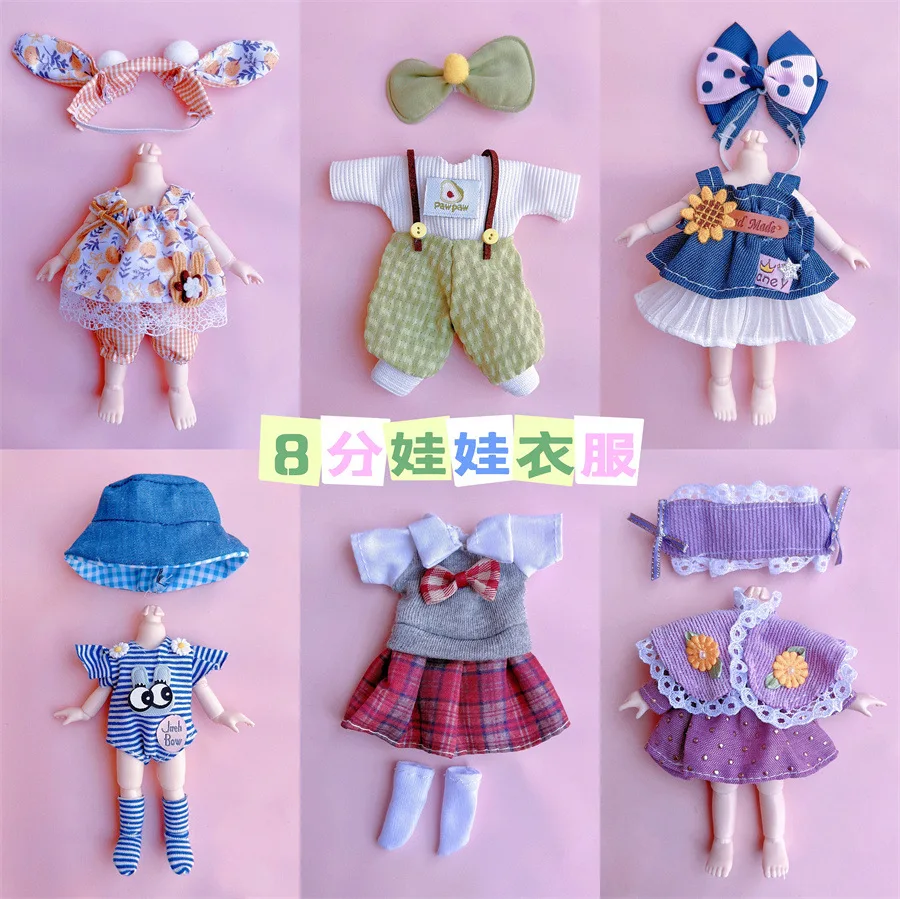 New 1/12 Doll Clothes for 16cm BJD Doll Fashion Dress Skirt Outfit General Dress for Girl Toy Accessories Gift Children Gift
New 1/12 Doll Clothes for 16cm BJD Doll Fashion Dress Skirt Outfit General Dress for Girl Toy Accessories Gift Children Gift