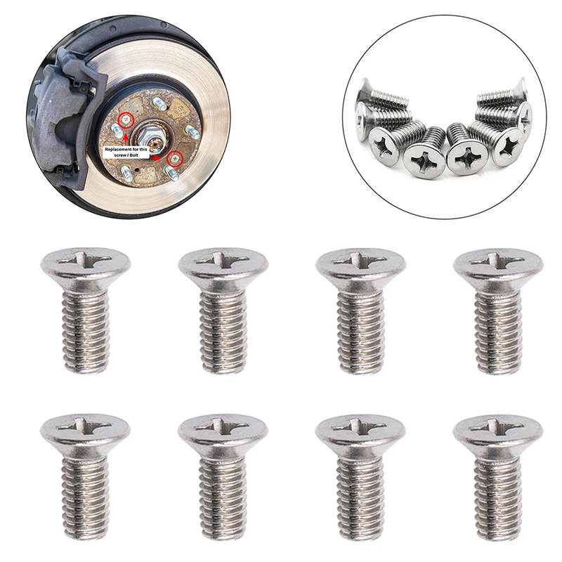 1Set Stainless Steel Brake Disc Rotor Screws 93600-06014-0H Compatible With Honda Acura Retaining Screws for Front and Rear
1Set Stainless Steel Brake Disc Rotor Screws 93600-06014-0H Compatible With Honda Acura Retaining Screws for Front and Rear