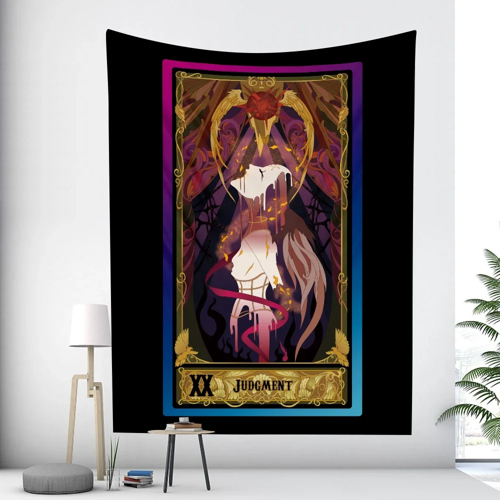 

Moon Tarot Psychedelic Scene Mandala Home Decor Art Tapestry Hippie Boho Decor Pretty Room Wall Decor Wall Hanging