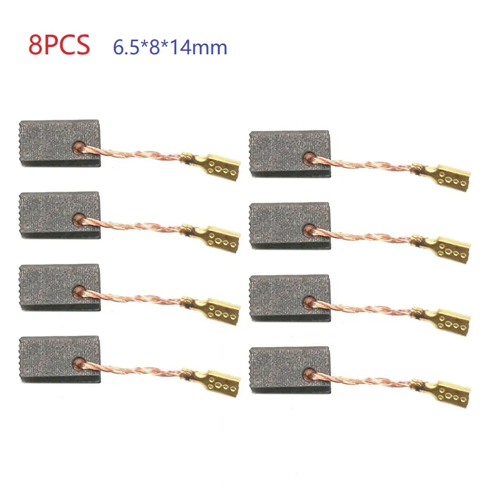 8pcs Motor Carbon Brushes 6.5×8×14mm For GWS7-100 GWS7-125 GWS7-100T GWS7-100TE GWS7-125T GWS7-125TE Power Tool Accessories
8pcs Motor Carbon Brushes 6.5×8×14mm For GWS7-100 GWS7-125 GWS7-100T GWS7-100TE GWS7-125T GWS7-125TE Power Tool Accessories