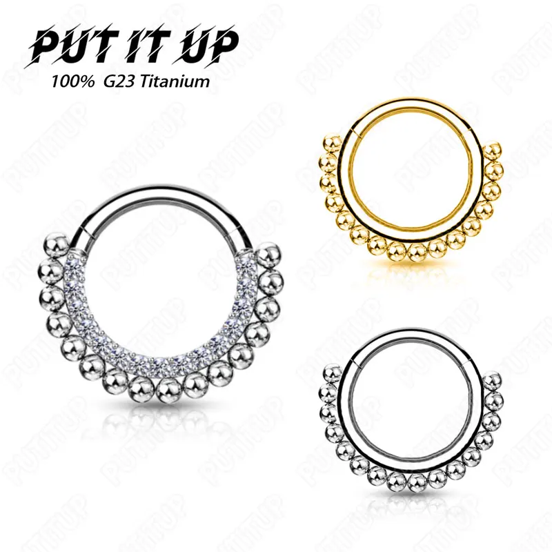 1PC F136 Titanium Septum Tragus Cartilage Hinged Segment Helix Piercing Earrings Fashion Woman Jewelry Hoop Zircon Nose Rings
1PC F136 Titanium Septum Tragus Cartilage Hinged Segment Helix Piercing Earrings Fashion Woman Jewelry Hoop Zircon Nose Rings
