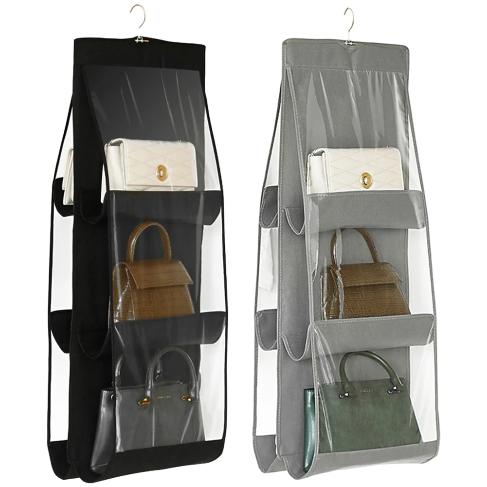 Handbag Storage Artifact Bag Dust-proof Cover Door Behind Bag Storage Hanging Shelf Household Dormitory Storage Bag Organizer
Handbag Storage Artifact Bag Dust-proof Cover Door Behind Bag Storage Hanging Shelf Household Dormitory Storage Bag Organizer