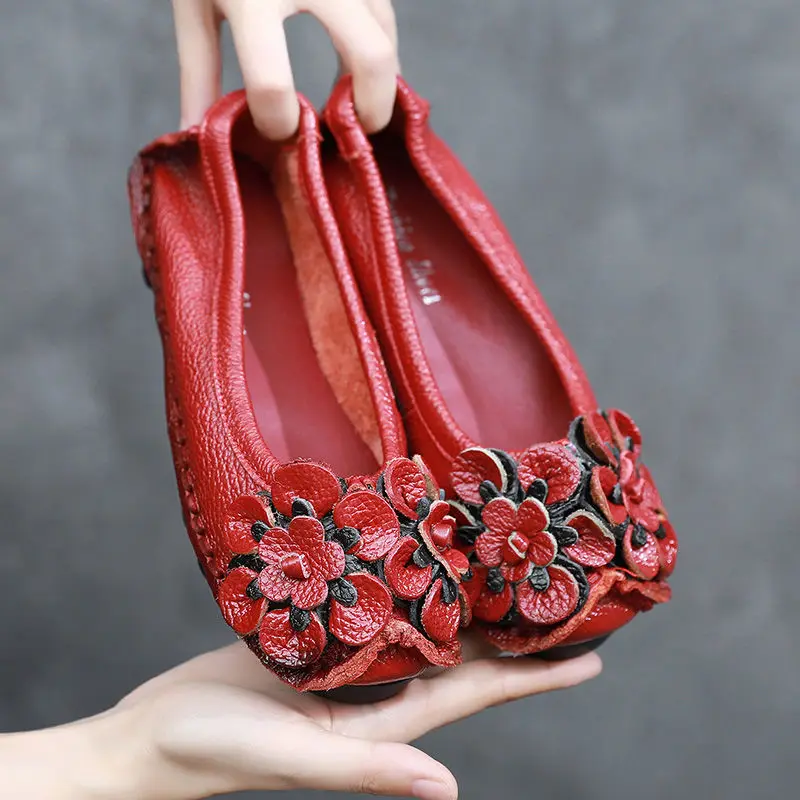 Feerldi geunine leather moccains woman retro red loafers ladies soft soled floral ballet flats 2023 new autumn mother's loafers
Feerldi geunine leather moccains woman retro red loafers ladies soft soled floral ballet flats 2023 new autumn mother's loafers