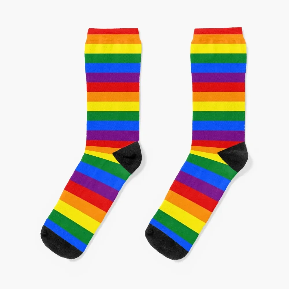 

Rainbow pride flag Socks sports stockings Argentina winter gifts Crossfit Socks Women Men's