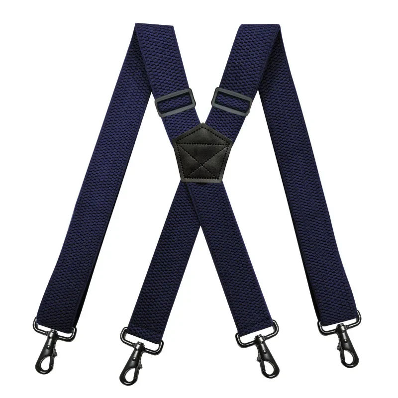 Heavy Duty Work Suspenders for Men 3.8cm Wide X-Back with 4 metal Gripper Clasps Adjustable Elastic Trouser Pants Braces-Black
Heavy Duty Work Suspenders for Men 3.8cm Wide X-Back with 4 metal Gripper Clasps Adjustable Elastic Trouser Pants Braces-Black