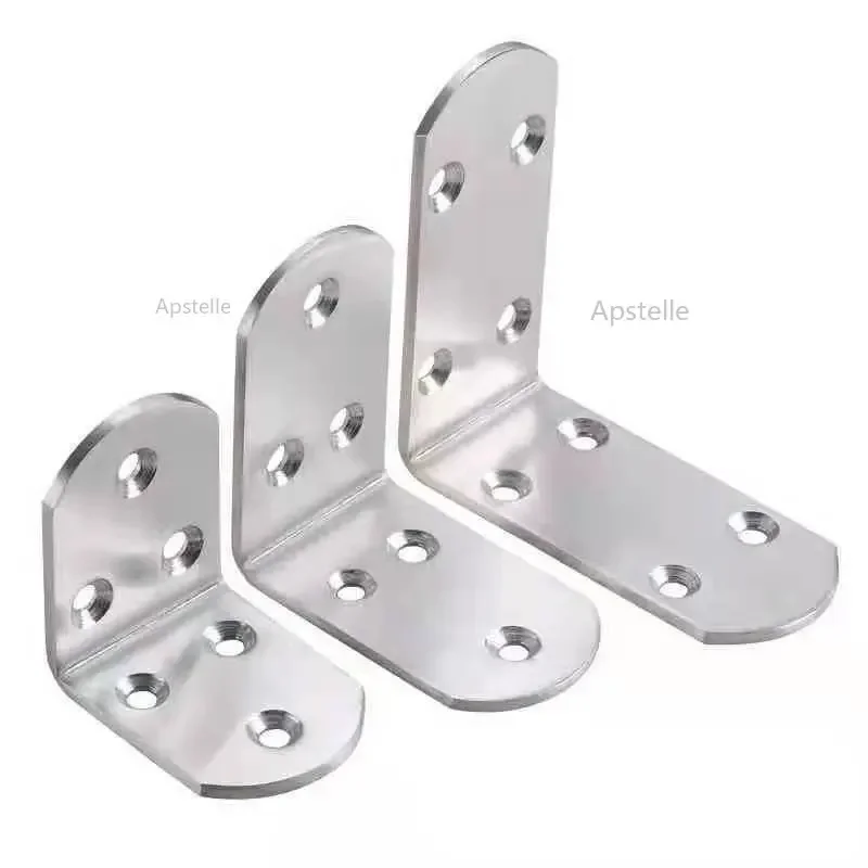 L-shaped Angle Code Connector Thickened Stainless Steel Angle Code 90 Degree Right Angle Code L-shaped Bracket 1Pcs
L-shaped Angle Code Connector Thickened Stainless Steel Angle Code 90 Degree Right Angle Code L-shaped Bracket 1Pcs