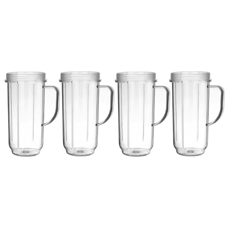 4 Pack Plastic Juice Cup Plastic Blender Cup Beverage Container Juicing Machine Part Replacement Cup for MB1001 Blender 20CC
4 Pack Plastic Juice Cup Plastic Blender Cup Beverage Container Juicing Machine Part Replacement Cup for MB1001 Blender 20CC