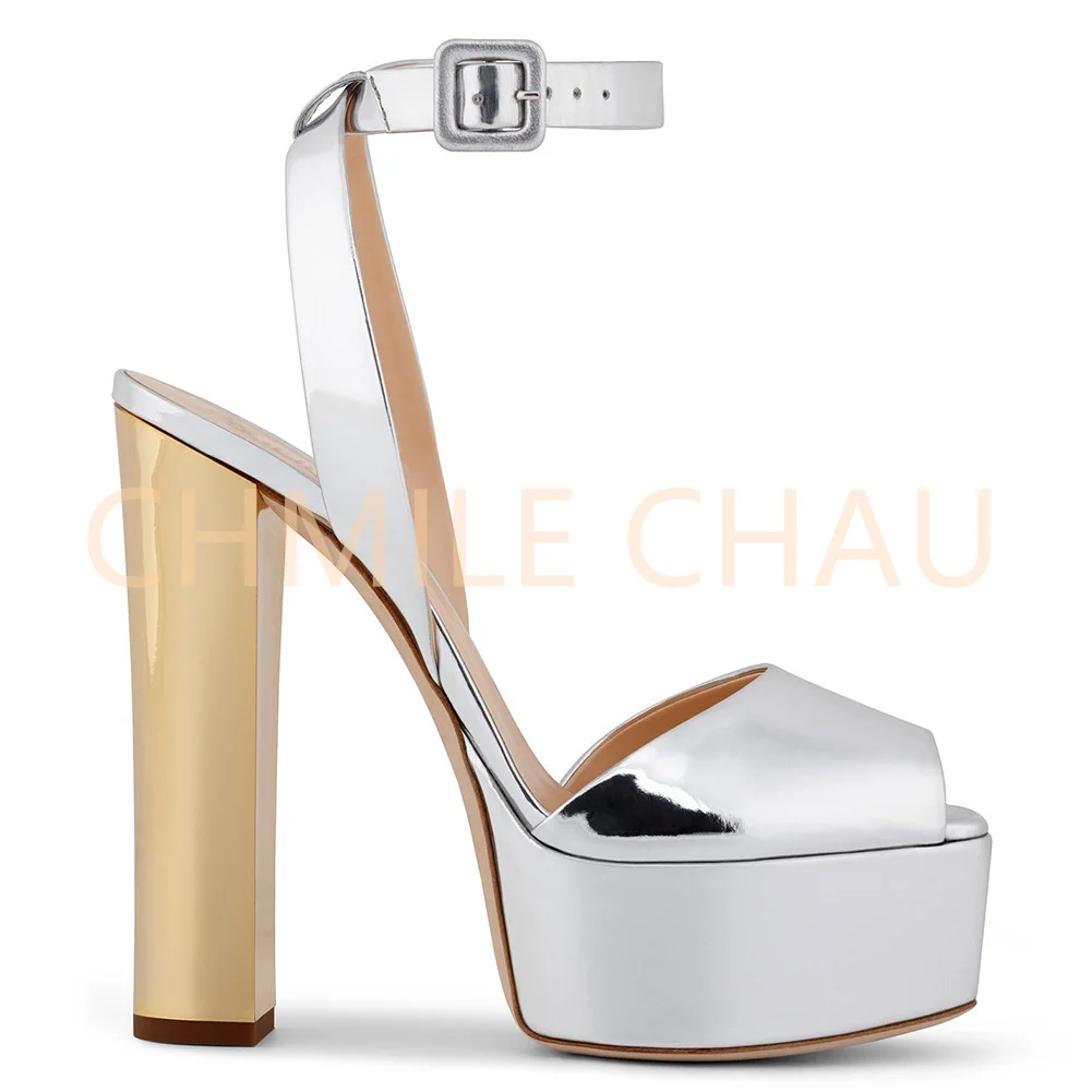 CHMILE CHAU Elegant Luxury Designer Women Platform Sandals High Heel Ankle Strap Fetish Banquet Big Size Chaussure Femme C-SL-2
CHMILE CHAU Elegant Luxury Designer Women Platform Sandals High Heel Ankle Strap Fetish Banquet Big Size Chaussure Femme C-SL-2