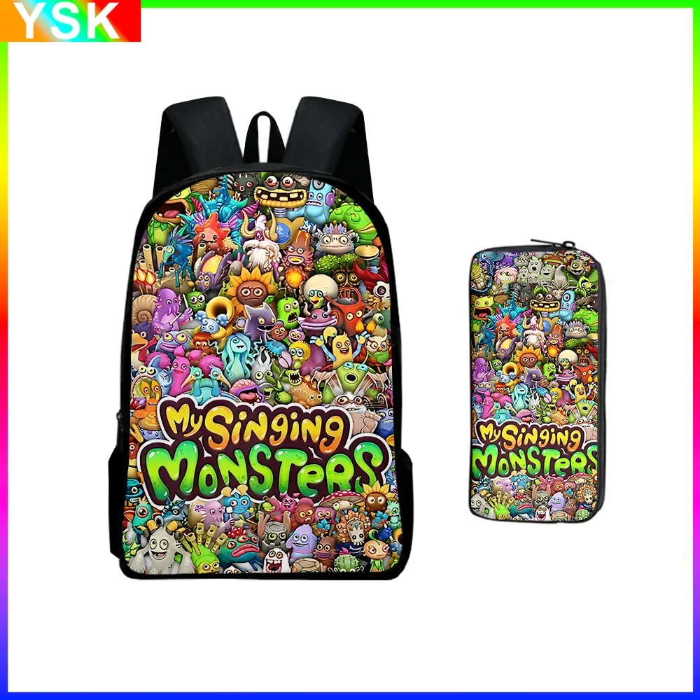 My Singing Monsters Monster Concert Print Children's Two-piece Backpack Pencil Case Anime Cartoon School Bag Sports Mochila
My Singing Monsters Monster Concert Print Children's Two-piece Backpack Pencil Case Anime Cartoon School Bag Sports Mochila