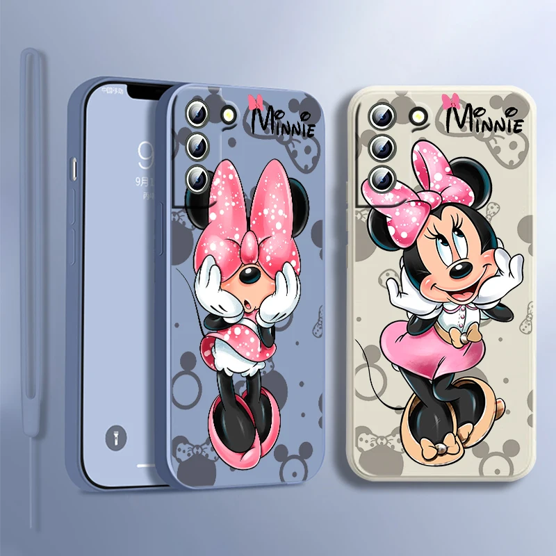 Love Minnie Pink For Samsung Galaxy S23 S22 S21 S20 S10 S9 Ultra Plus Pro FE Liquid Rope Silicone Soft Phone Case Coque Capa
Love Minnie Pink For Samsung Galaxy S23 S22 S21 S20 S10 S9 Ultra Plus Pro FE Liquid Rope Silicone Soft Phone Case Coque Capa