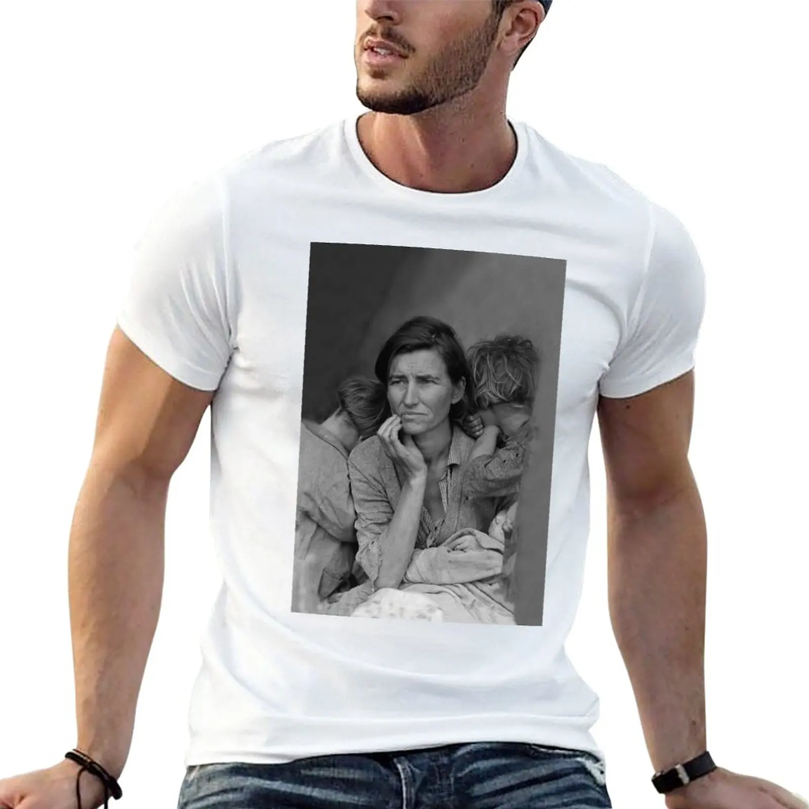 Футболка Dorothea Lange с изображением мигрированной матери во время пыли, Мужская одежда, черные футболки для мужчин
Футболка Dorothea Lange с изображением мигрированной матери во время пыли, Мужская одежда, черные футболки для мужчин