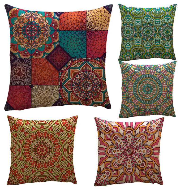Colorful Geometric Pattern Pillowcase Boho Ethnic Linen Pillow Cover Bed Sofa Home Decoration Modern Garden Chair Pillow Case
Colorful Geometric Pattern Pillowcase Boho Ethnic Linen Pillow Cover Bed Sofa Home Decoration Modern Garden Chair Pillow Case