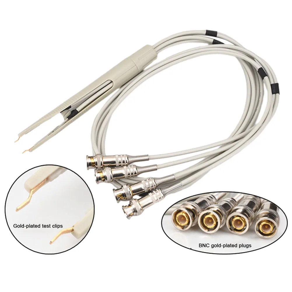 Universal Clamp SMD SMT LCR Digital BridgeBNC Clip Low Contact Resistance 780mm Length For LCR Instruments Test Equipment Cables
Universal Clamp SMD SMT LCR Digital BridgeBNC Clip Low Contact Resistance 780mm Length For LCR Instruments Test Equipment Cables