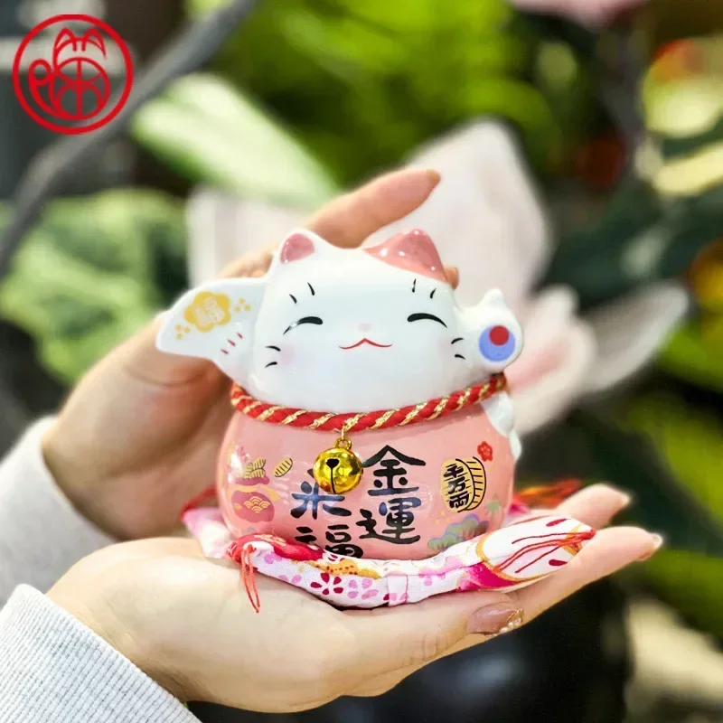4-inch Lucky Cat Japanese small ornaments Creative gift savings jar Home office desk Ceramic cat crafts
4-inch Lucky Cat Japanese small ornaments Creative gift savings jar Home office desk Ceramic cat crafts