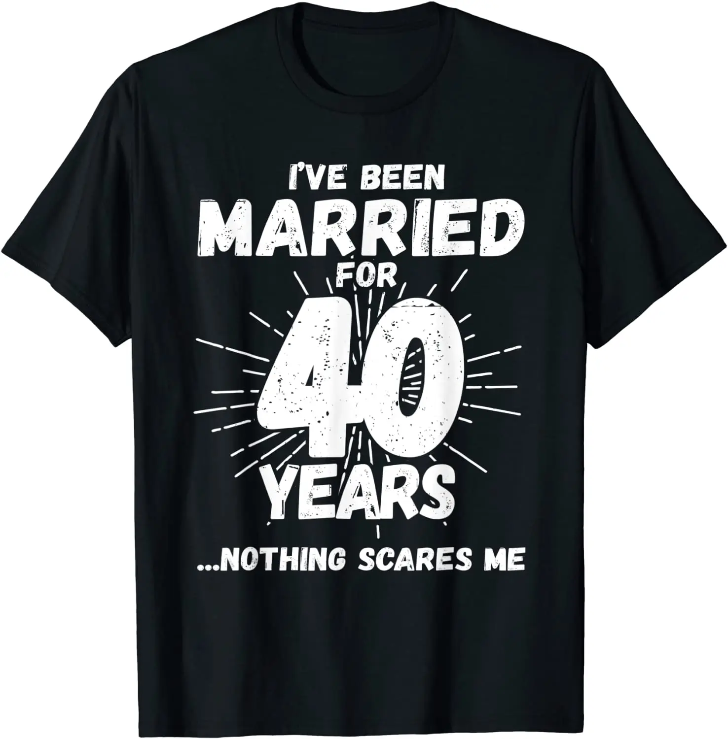 Couples Married 40 Years - Funny 40th Wedding Anniversary T-Shirt Normal Summer Tops Shirts Cotton Mens T Shirt
Couples Married 40 Years - Funny 40th Wedding Anniversary T-Shirt Normal Summer Tops Shirts Cotton Mens T Shirt