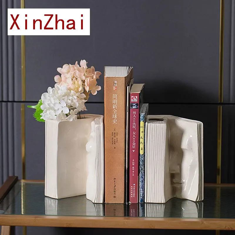 Vilead абстрактная керамическая книжная ваза, креативные фигурки, украшение для офисного стола, книжный конец для гостиной, интерьер, настольный декор, подарок
Vilead абстрактная керамическая книжная ваза, креативные фигурки, украшение для офисного стола, книжный конец для гостиной, интерьер, настольный декор, подарок