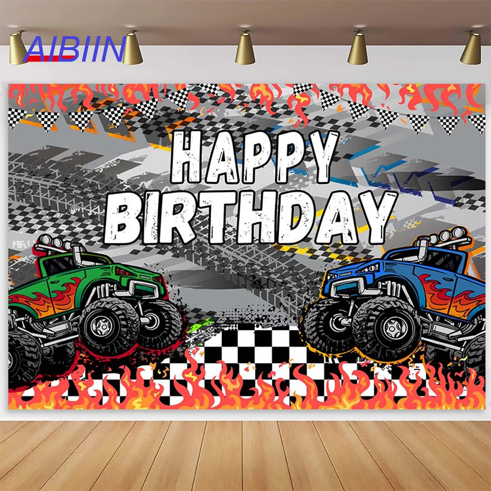 AIBIIN Birthday Party Backdrop Cross Country racing Blue Red Team Game Blue Black Grid Photography Background Cake Poster Decor
AIBIIN Birthday Party Backdrop Cross Country racing Blue Red Team Game Blue Black Grid Photography Background Cake Poster Decor