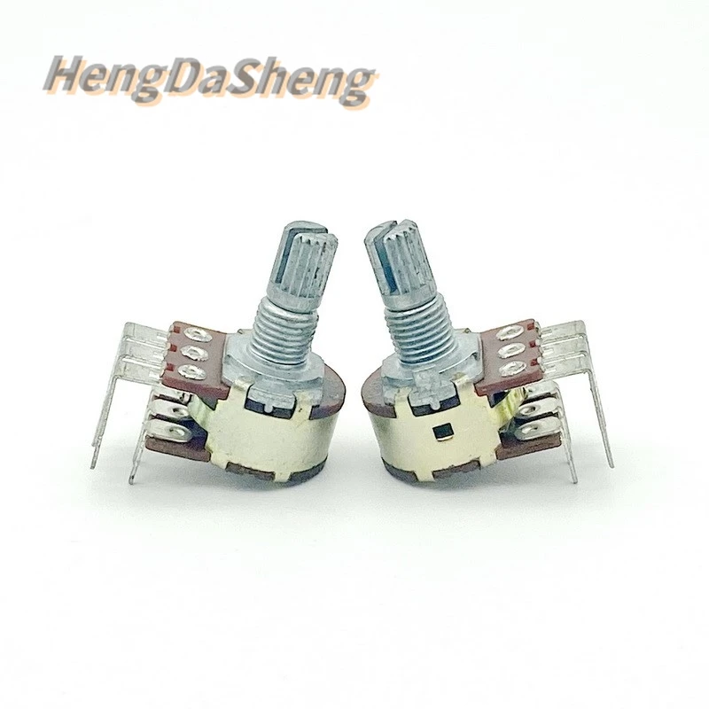 5Pcs/Lot Type 16 B20K B203 Vertical Bent Foot Dual Power Amplifier Loudspeaker High And Low Volume Potentiometer
5Pcs/Lot Type 16 B20K B203 Vertical Bent Foot Dual Power Amplifier Loudspeaker High And Low Volume Potentiometer