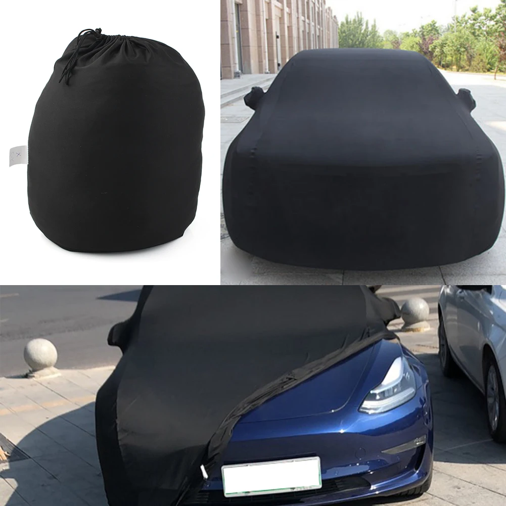 Black Car Cover Sun Dust Rain Resistant Windproof Protective For Tesla Model 3 X S Adjustable Durable Protection
Black Car Cover Sun Dust Rain Resistant Windproof Protective For Tesla Model 3 X S Adjustable Durable Protection
