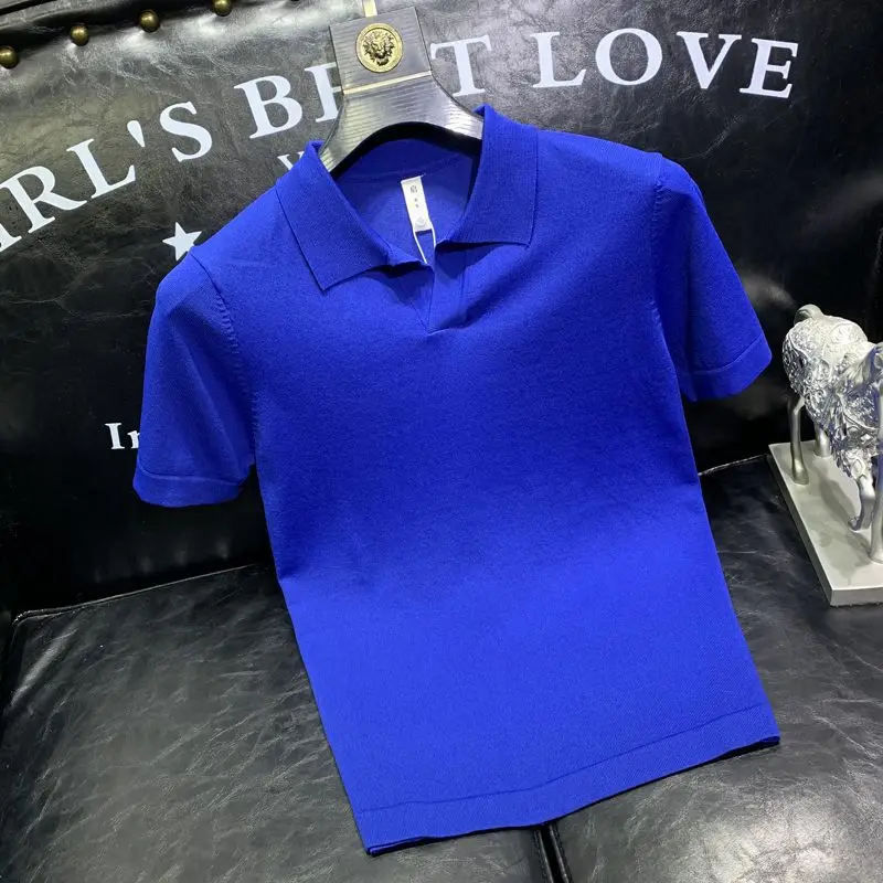 2023 Summer Knitted Polo Shirt Solid Color Business Casual POLO Men Short Sleeve Shirt High Quality Shirts Mens Clothes R117
2023 Summer Knitted Polo Shirt Solid Color Business Casual POLO Men Short Sleeve Shirt High Quality Shirts Mens Clothes R117