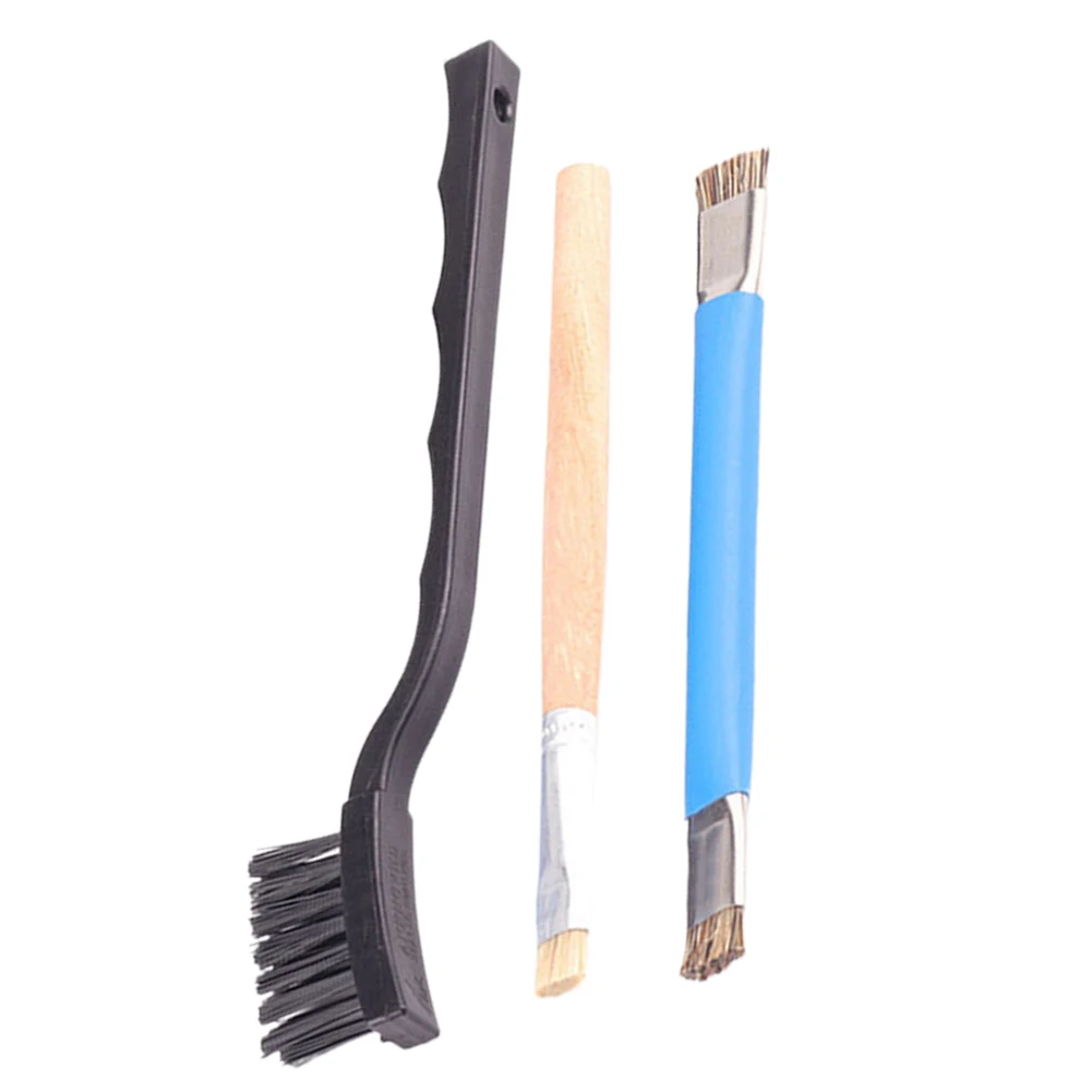 3Pcs PCB ESD Cleaning Brush Double Head Bristles Plastic Nylon Wires For Mobile Phone Circuit Boards Repair Soldering Hand Tool
3Pcs PCB ESD Cleaning Brush Double Head Bristles Plastic Nylon Wires For Mobile Phone Circuit Boards Repair Soldering Hand Tool