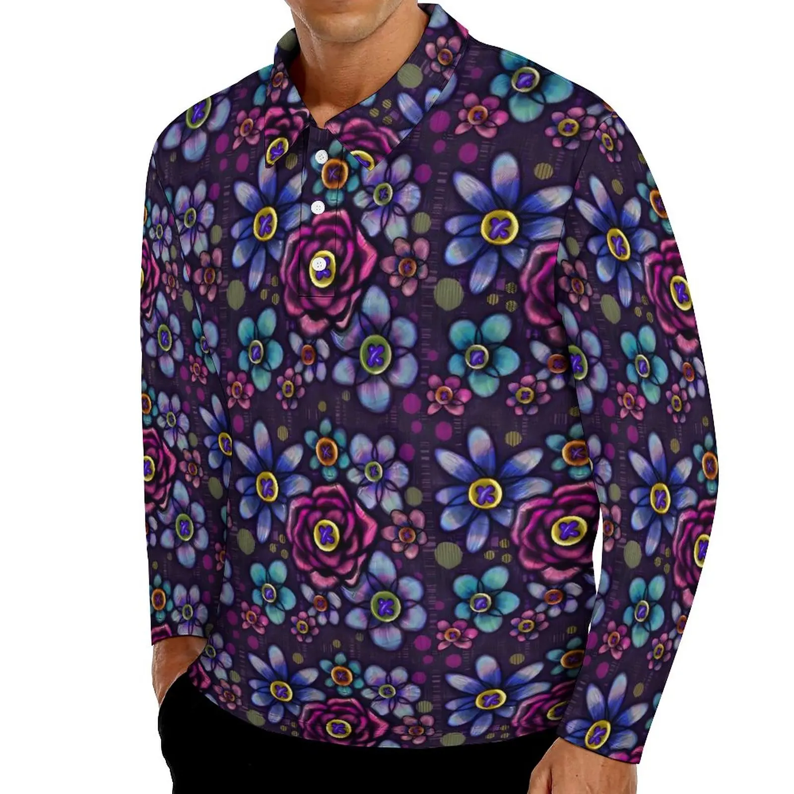 Vintage Gothic Casual Polo Shirt Floral Print T-Shirts Long Sleeve Design Shirt Spring Vintage Oversized Clothes Gift Idea
Vintage Gothic Casual Polo Shirt Floral Print T-Shirts Long Sleeve Design Shirt Spring Vintage Oversized Clothes Gift Idea