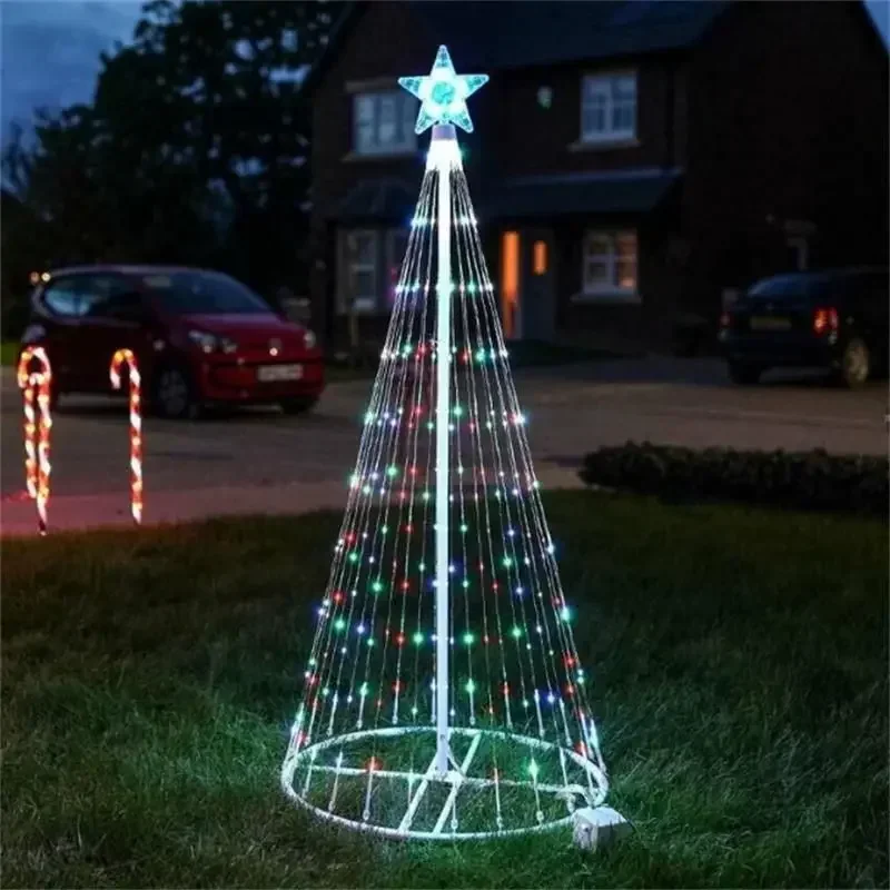 Animated Lightshow Cone Christmas Tree LED Yard Lights US Plug for Christmas Outdoor Yard Garden Christmas Decorations US Plug
Animated Lightshow Cone Christmas Tree LED Yard Lights US Plug for Christmas Outdoor Yard Garden Christmas Decorations US Plug