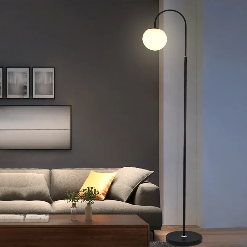 Nordic LED Floor Lamp Acrylic Ball Lampshade Living Room Decor Metal Standing Lights Bedroom Bedside Study Vertical Lamp
Nordic LED Floor Lamp Acrylic Ball Lampshade Living Room Decor Metal Standing Lights Bedroom Bedside Study Vertical Lamp