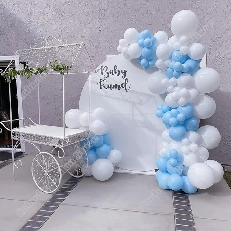 Wedding Birthday Party Decor White Maca Blue Latex Balloon Garland Arch Holiday Event Backgound Baby Shower Decor
Wedding Birthday Party Decor White Maca Blue Latex Balloon Garland Arch Holiday Event Backgound Baby Shower Decor