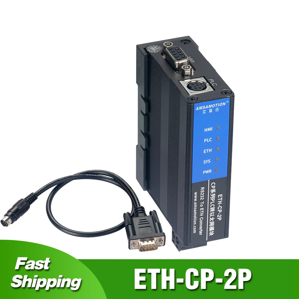 

ETH-CP-2P RS232 to Ethernet Module Serial Extension Programming Converter Converter Suitable for Omron CP1E CP1L CP1H Series PLC